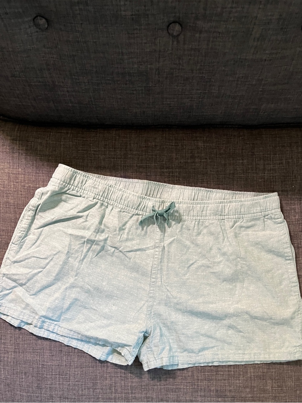 Patagonia Light Mint Women's Drawstring Hemp and Organic Cotton Shorts